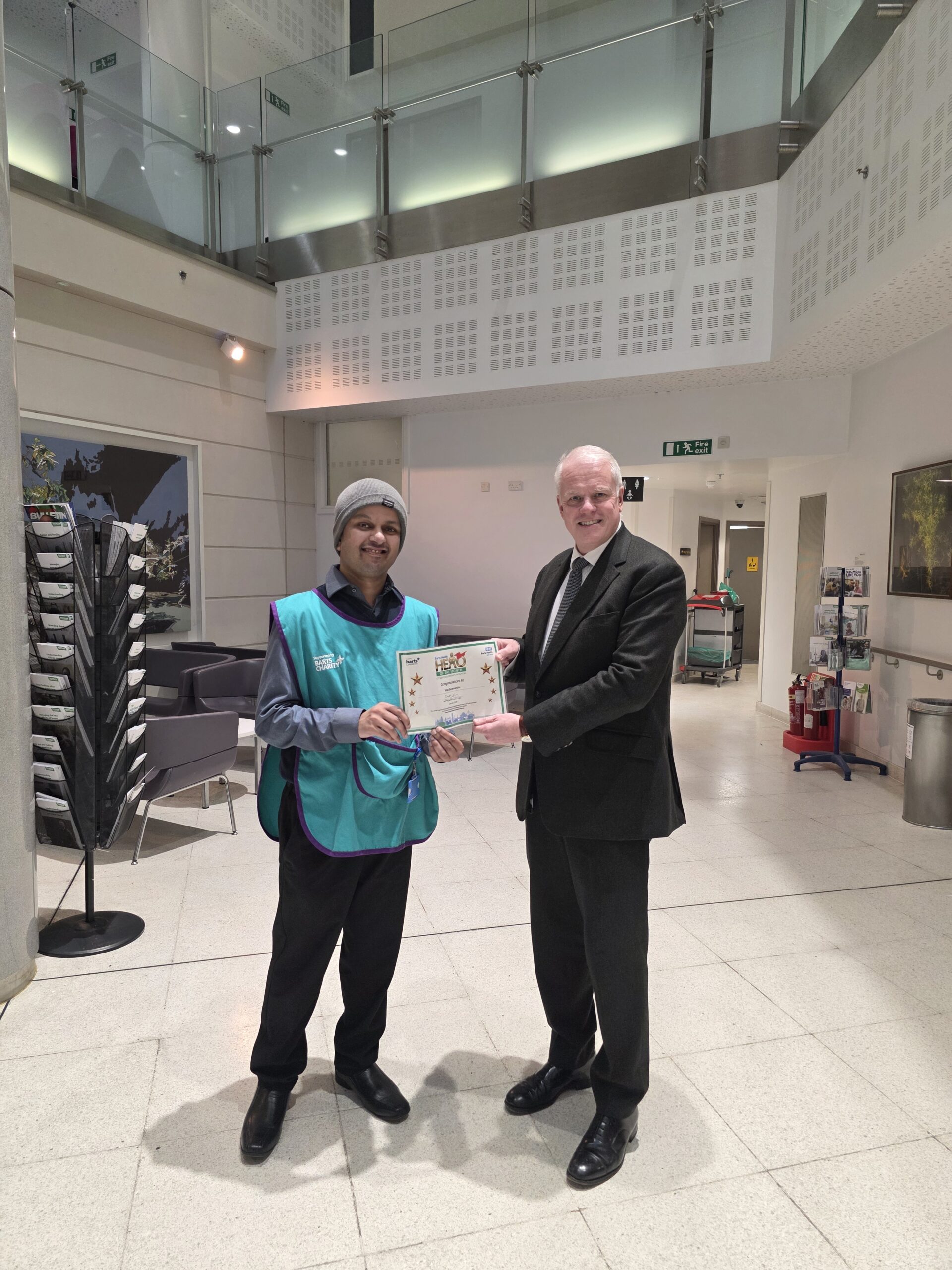 Hero of the Month Award